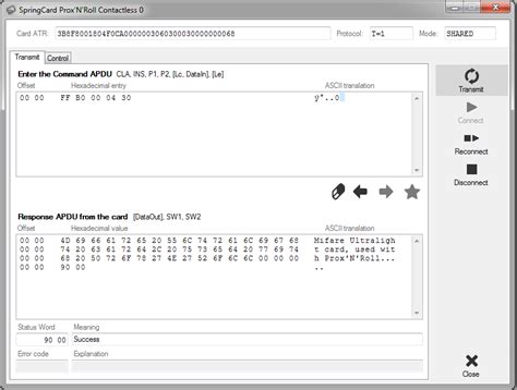 read mifare card linux|Reading and writing data in a Mifare UltraLight Card, with a .